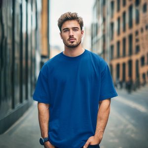 Solid dropshoulder T-shirt