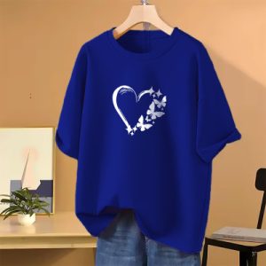 Lovely Drop shoulder T shirt for Women